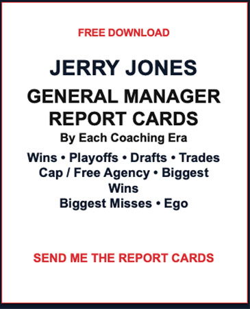 MEME - Jerry Jones Report Card